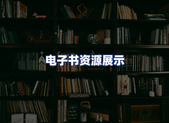 电子书资源展示
